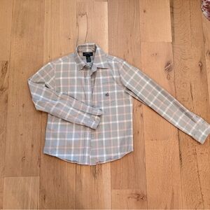 Lauren Ralph Lauren Plaid Button Down Shirt Women’s Small